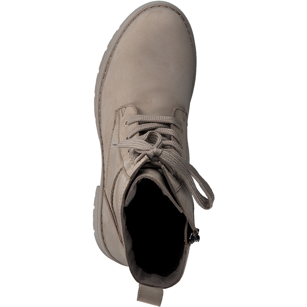 Marco Tozzi enkellaars taupe nubuck