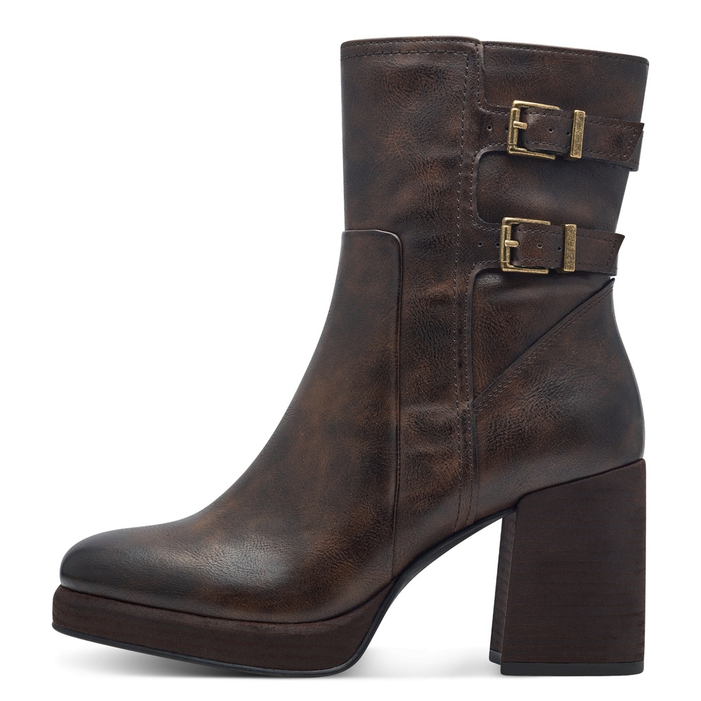 Marco Tozzi laarsje met hak café antic