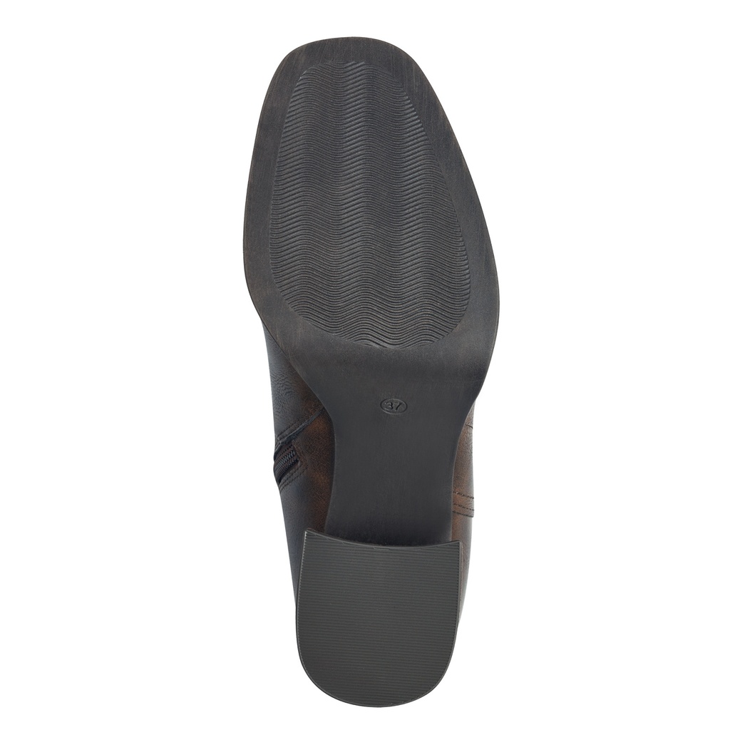 Marco Tozzi laarsje met hak café antic