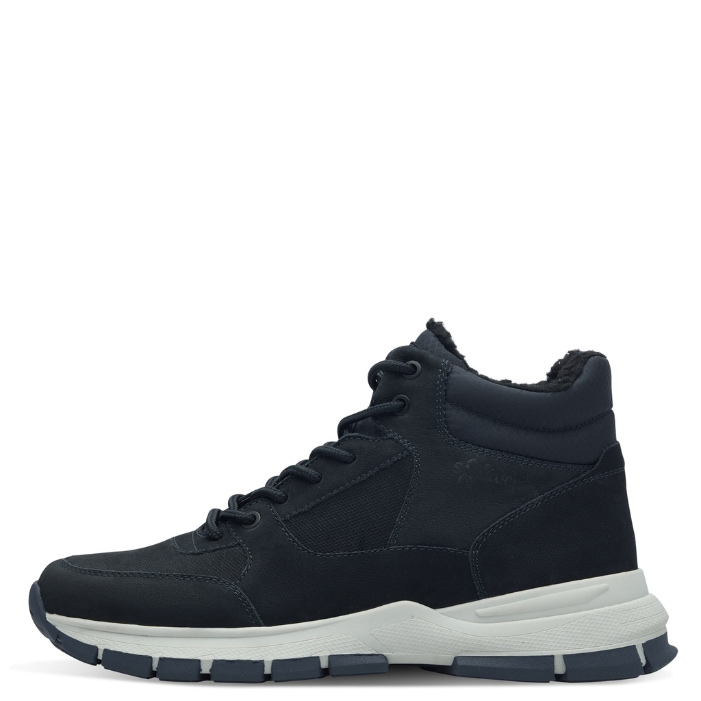 S Oliver hoge warme sneaker navy