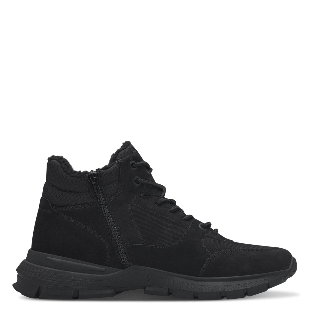 S Oliver hoge warme sneaker zwart