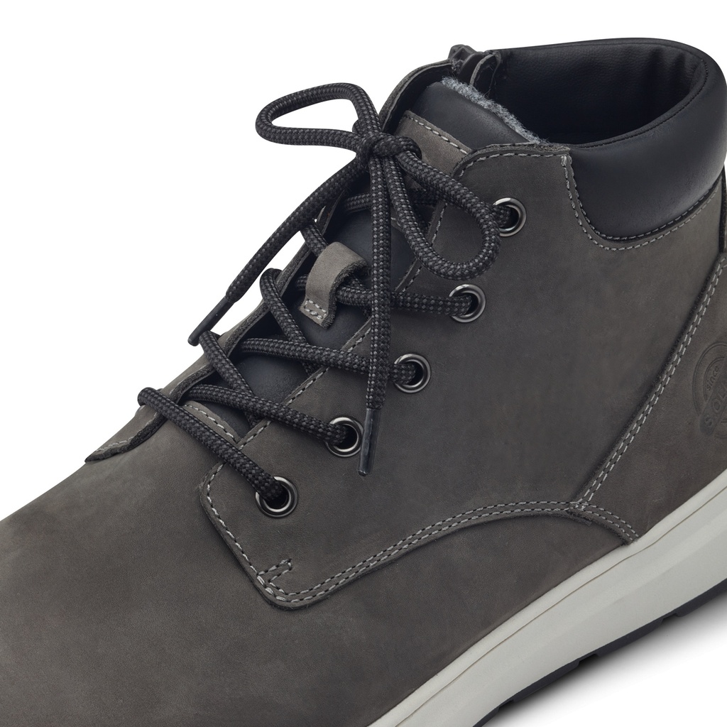 S Oliver hoge heren veterschoen grijs