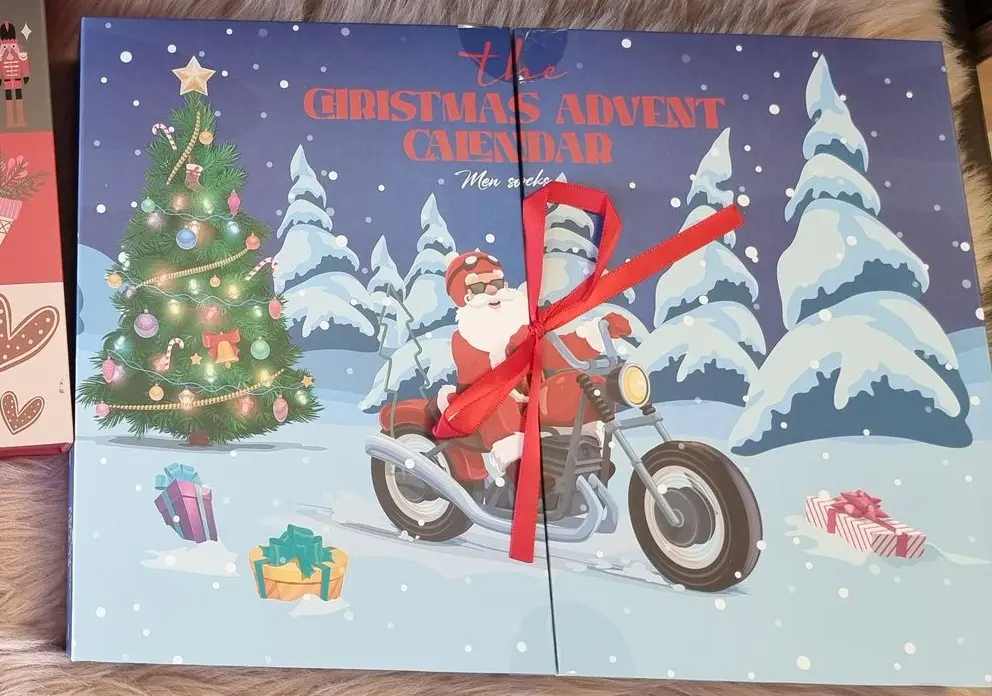 Adventskalender heren kerstsokken