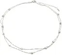 Musthaves ketting blokjes zilver