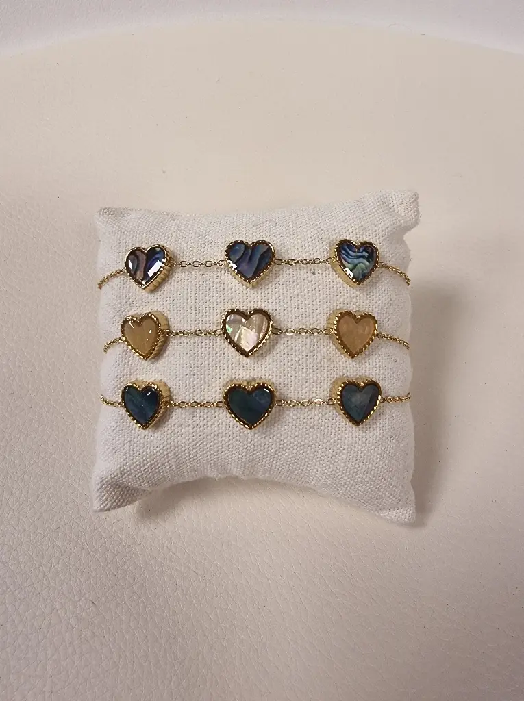 Michelle Bijou armband hartjes