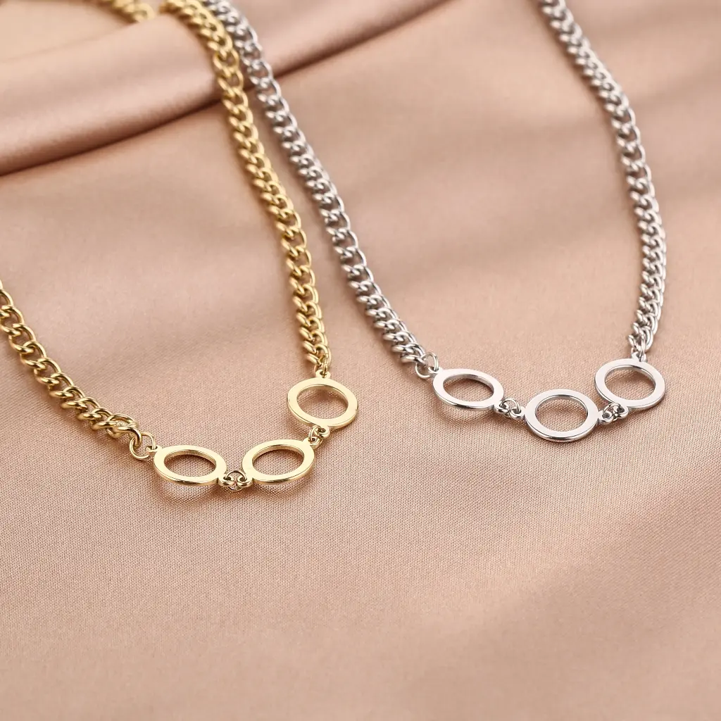 Michelle Bijou ketting rondjes