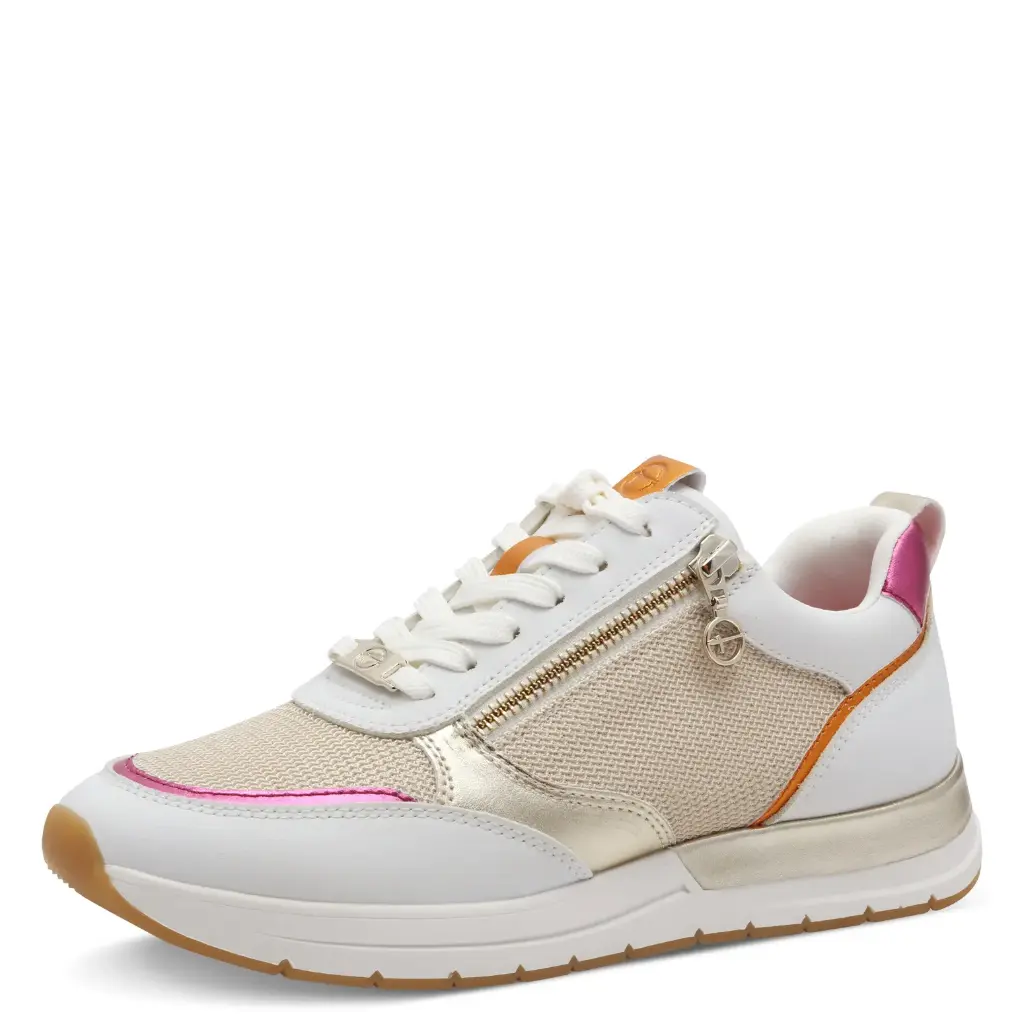 Tamaris sneaker white/light gold