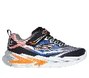 Skechers boys lights black/orange