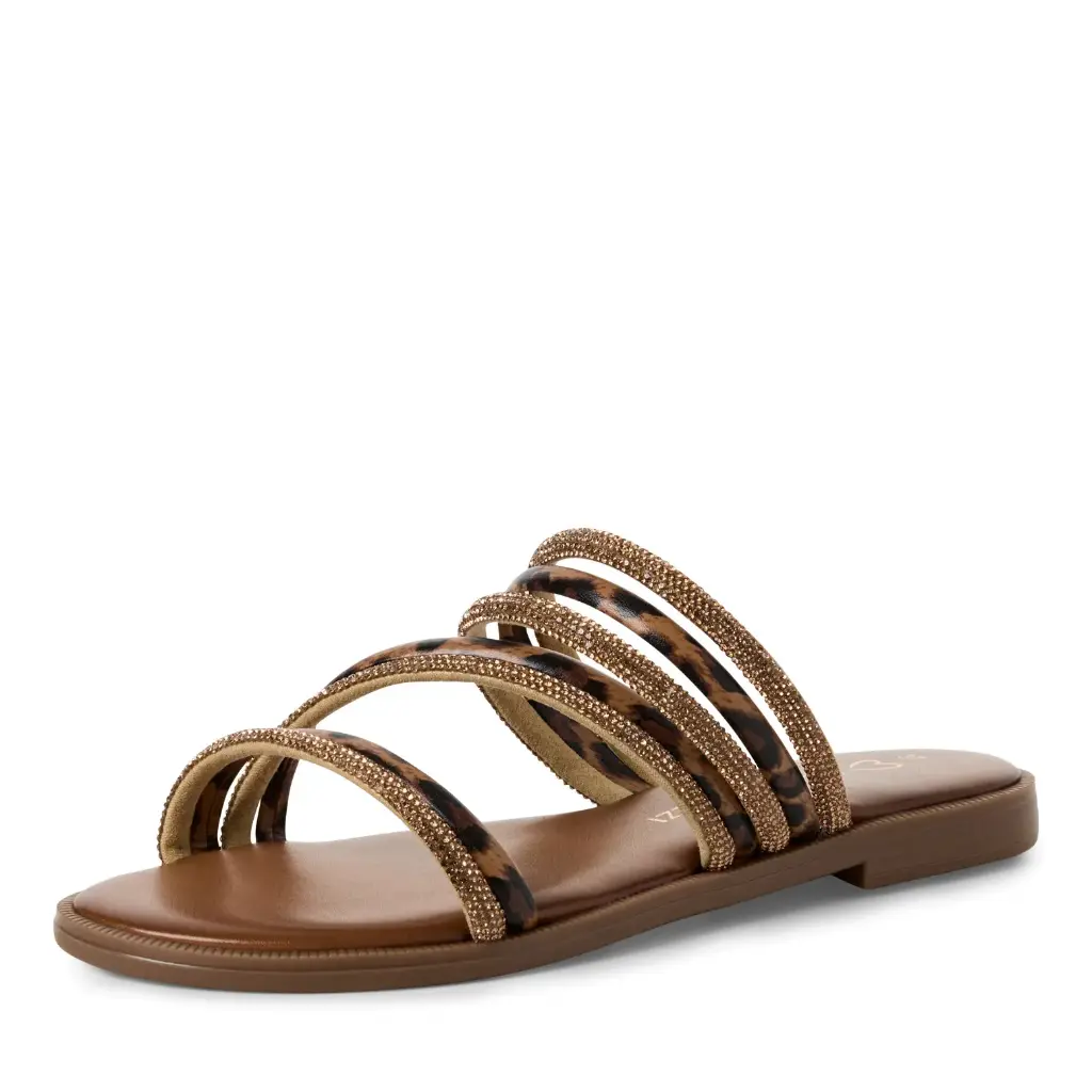 Marco Tozzi slipper bronce comb