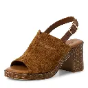 Tamaris sandaal met hak cognac