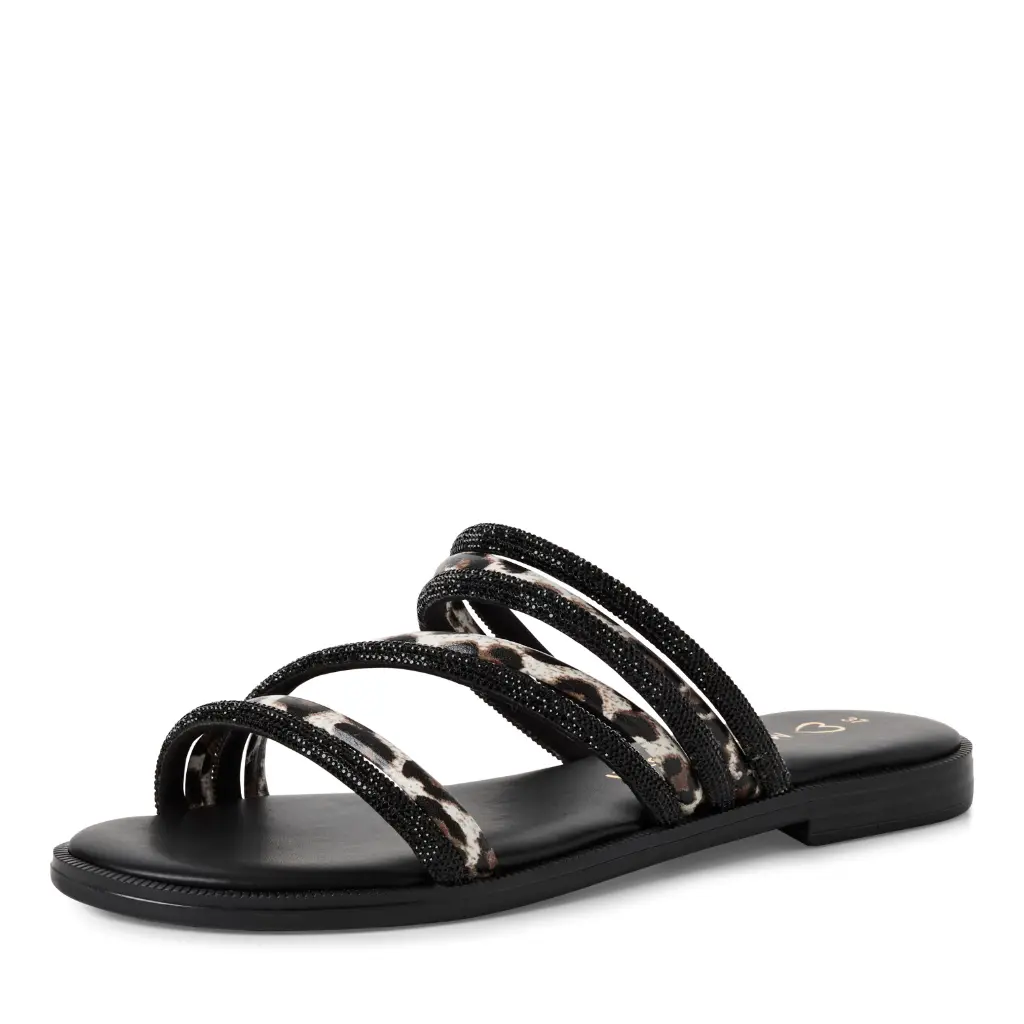 Marco Tozzi slipper black comb 
