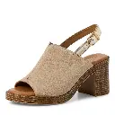 Tamaris sandaal met hak beige