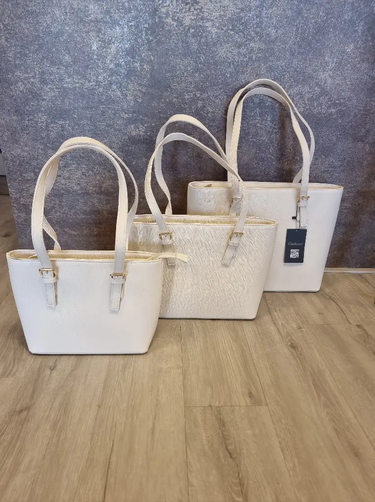 Giuliano schoudertas beige