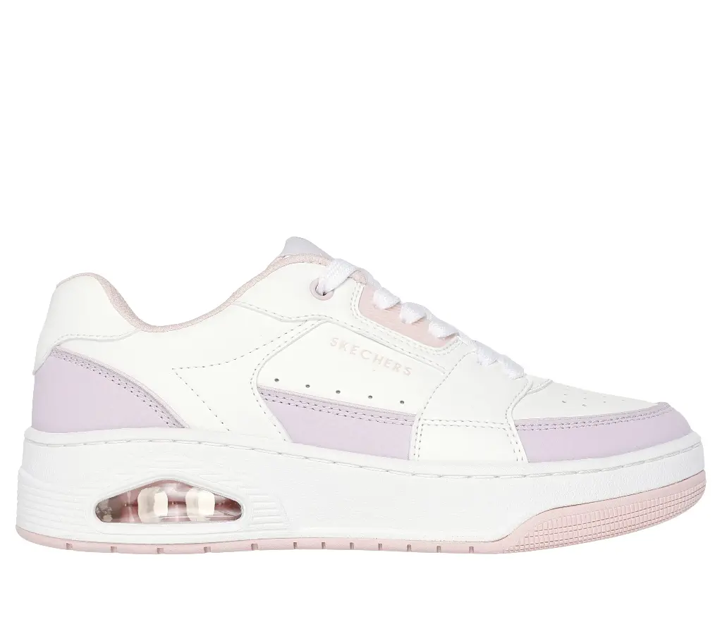 Skechers dames uno court lila pink
