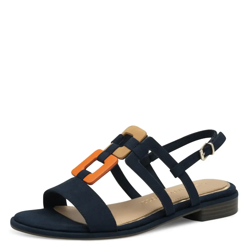 Marco Tozzi sandaal navy comb