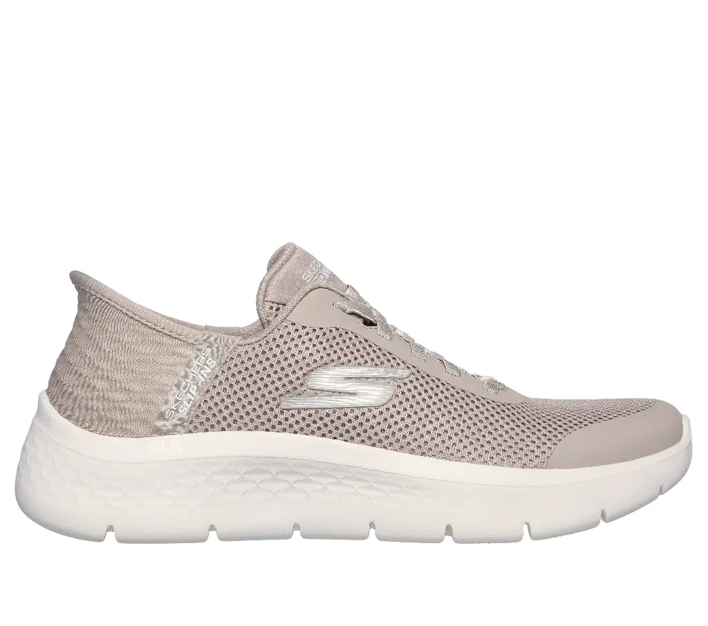 Skechers dames slip-ins taupe