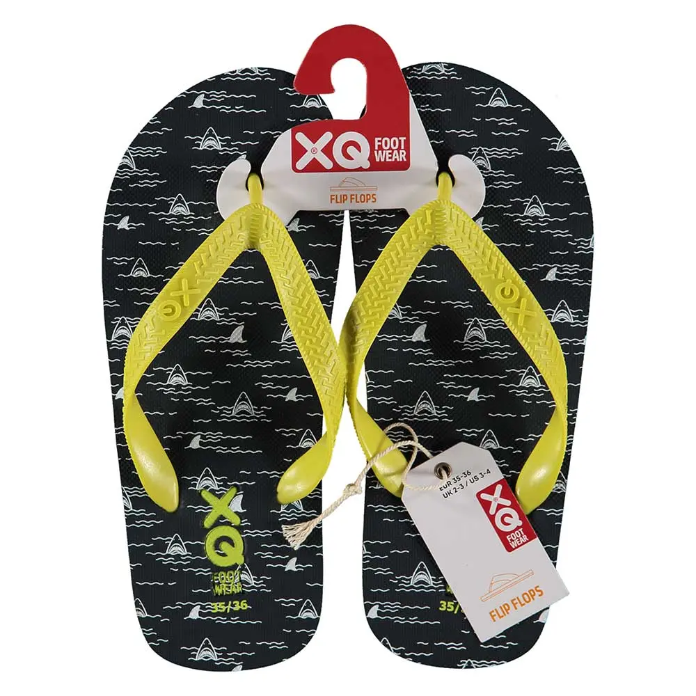 XQ flip flops boys sharks 