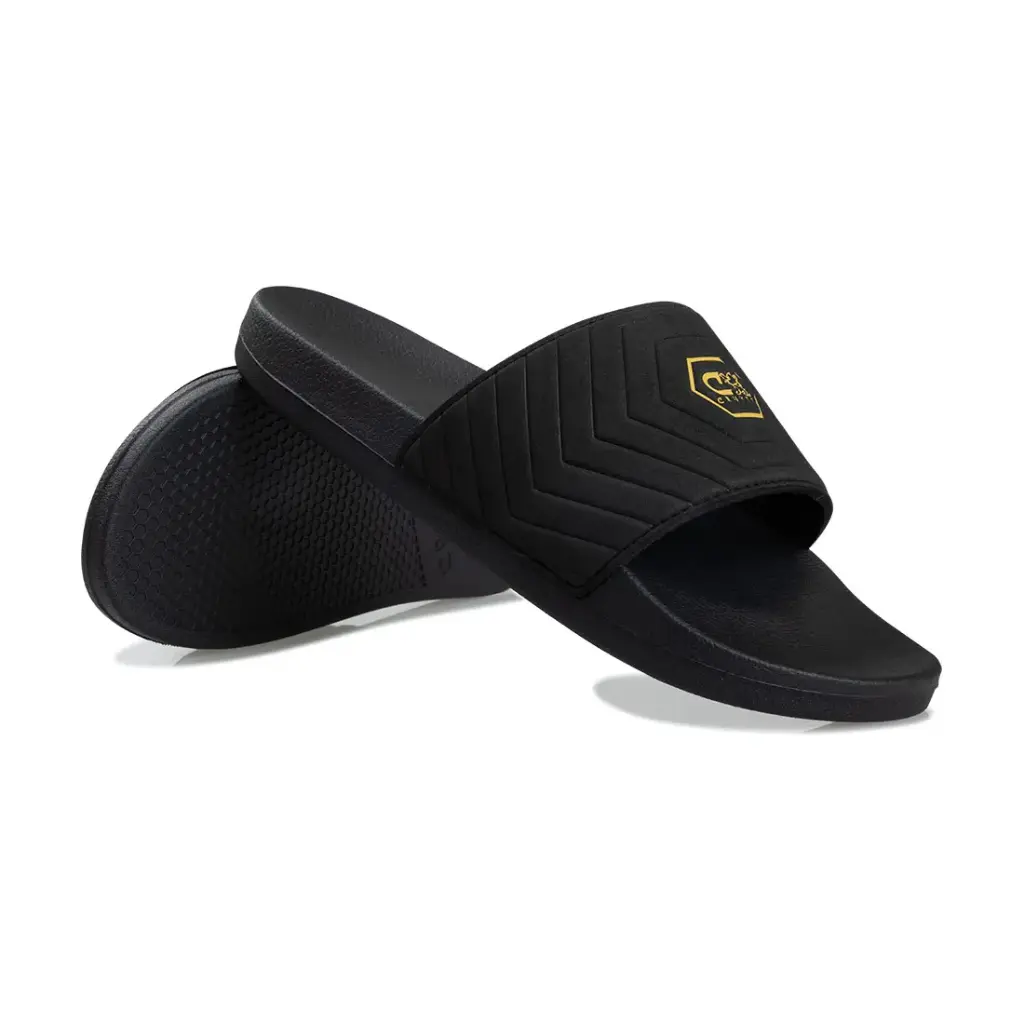 Cruyff badslippers heren black/gold