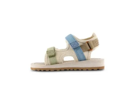 Shoesme sandaal beige blauw groen