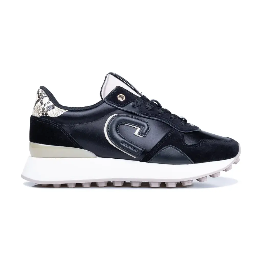 Cruyff park runner satin/velvet black/gold