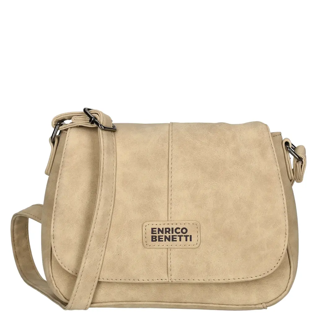 Enrico Benetti schoudertas - Kensi taupe