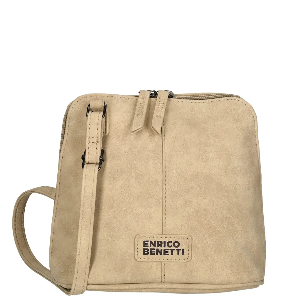 Enrico Benetti schoudertas - Kensi taupe