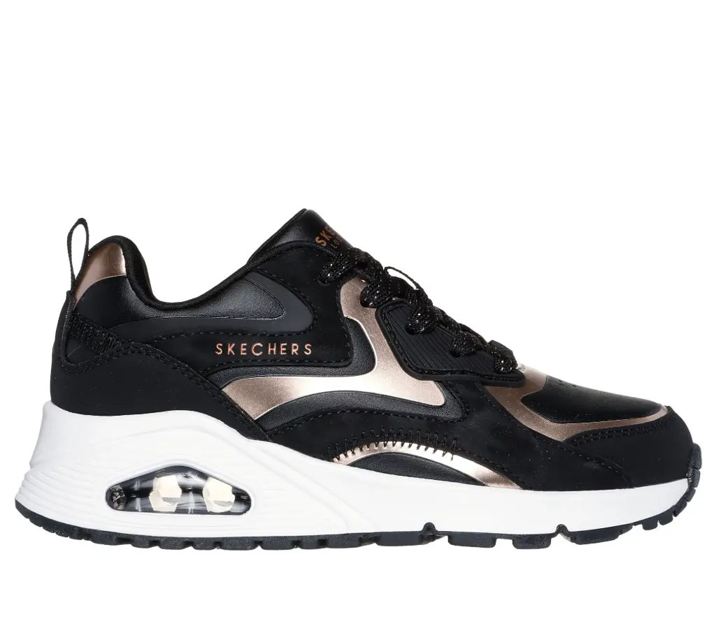 Skechers girls sneaker black