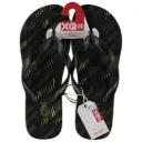 XQ flip flops heren zwart/groen