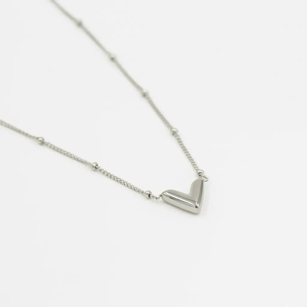 Michelle Bijou ketting v zilver