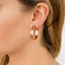 Michelle Bijou oorbellen ringen hartjes red