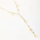 Michelle Bijou lange ketting hartjes goud