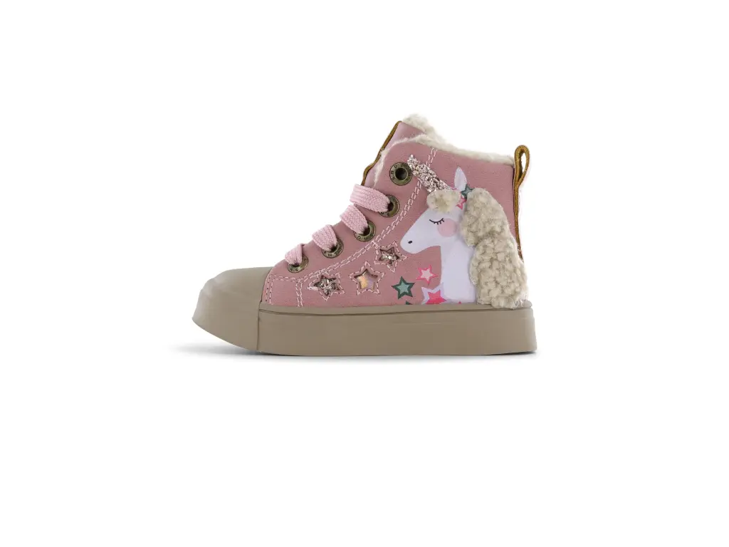 Shoesme hoge sneakers meisjes - old pink