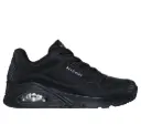 Skechers dames uno shiny scale - black