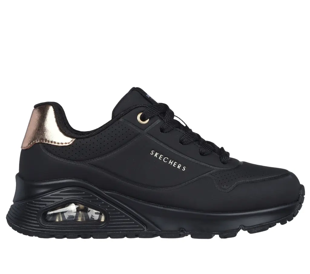 Skechers girls sneaker shimmer away - black