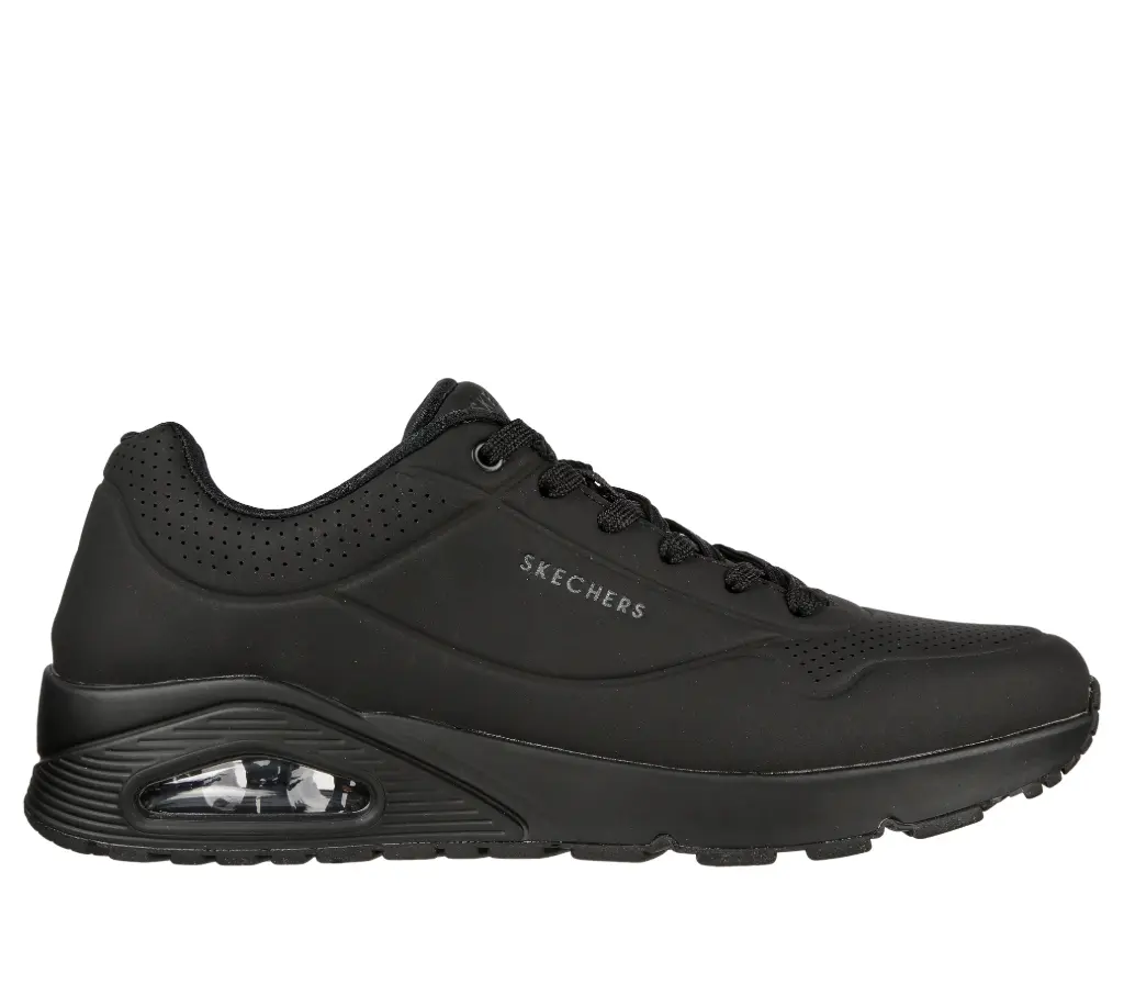 Skechers heren uno stand on air - black