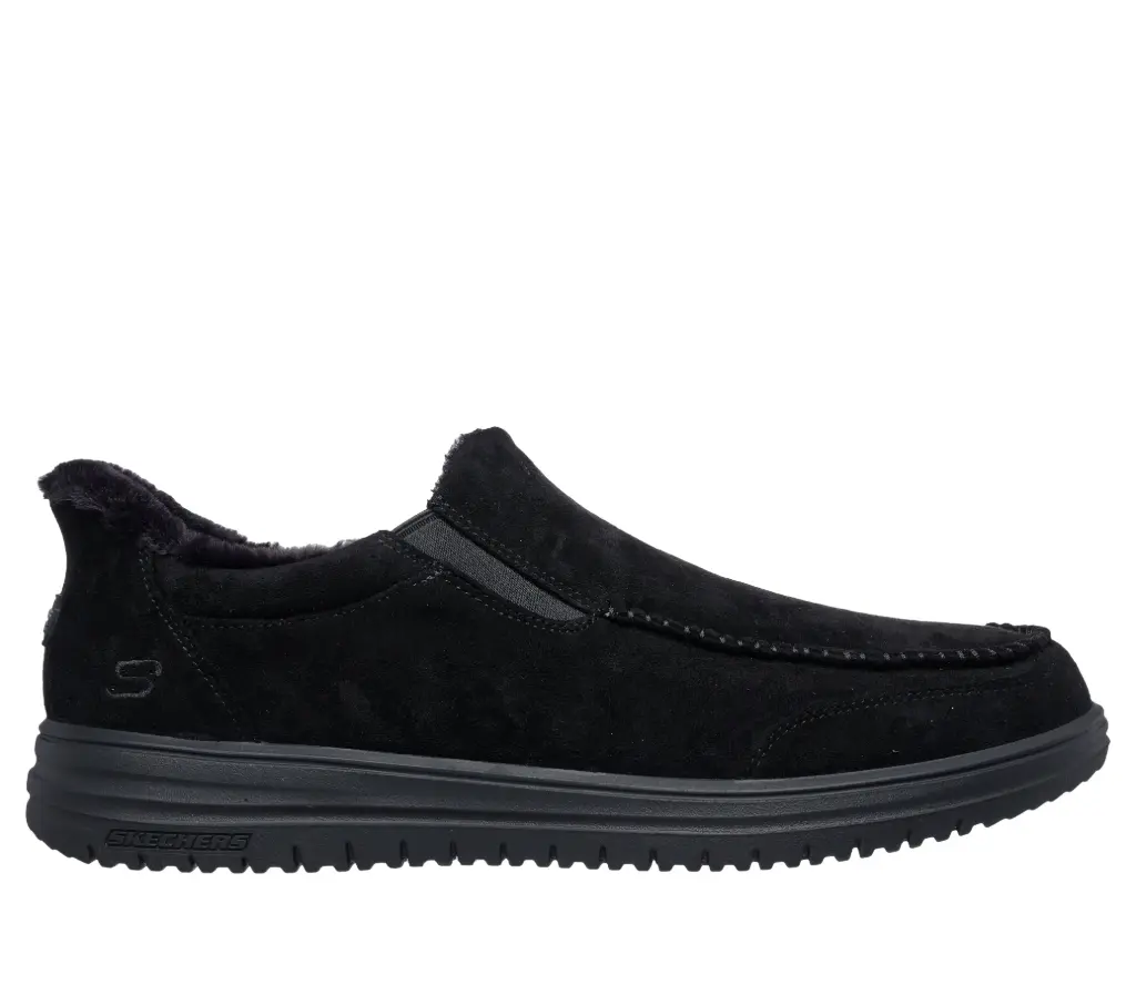 Skechers heren slip-ins pantoffel - zwart