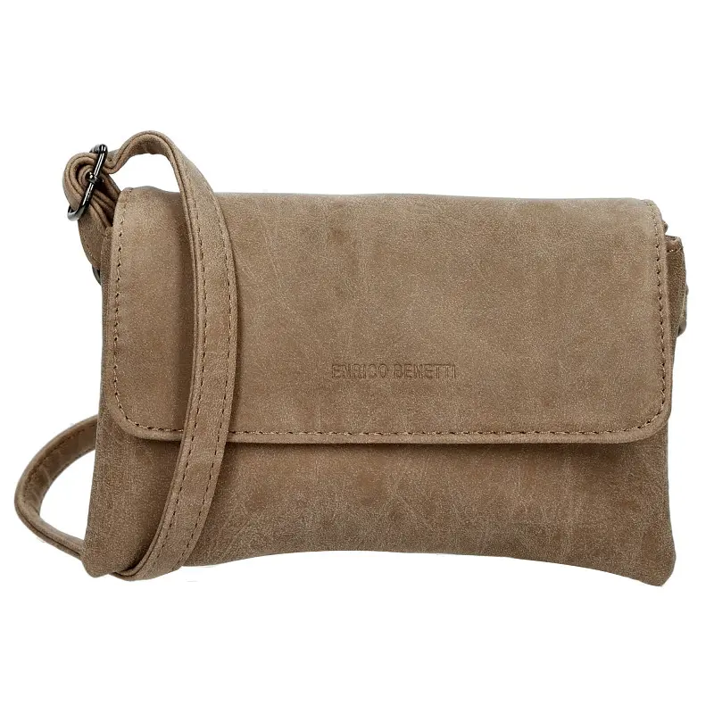 Enrico Benetti schoudertas - Anna taupe