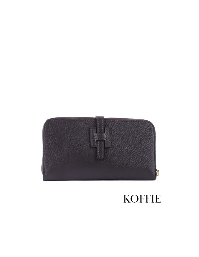 Giuliano portemonnee Hailey- koffie