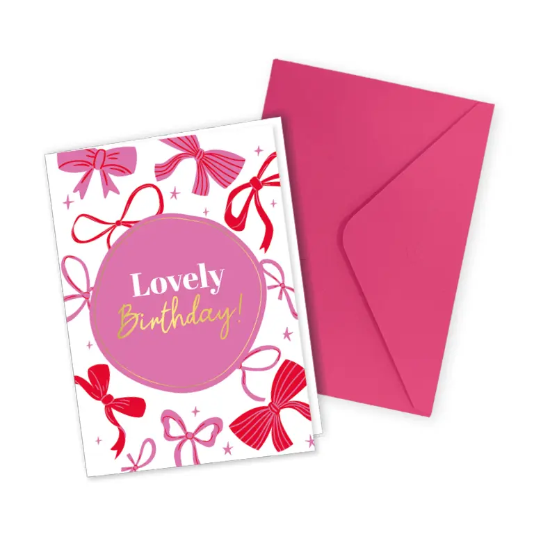 Kaart - Lovely Birthday