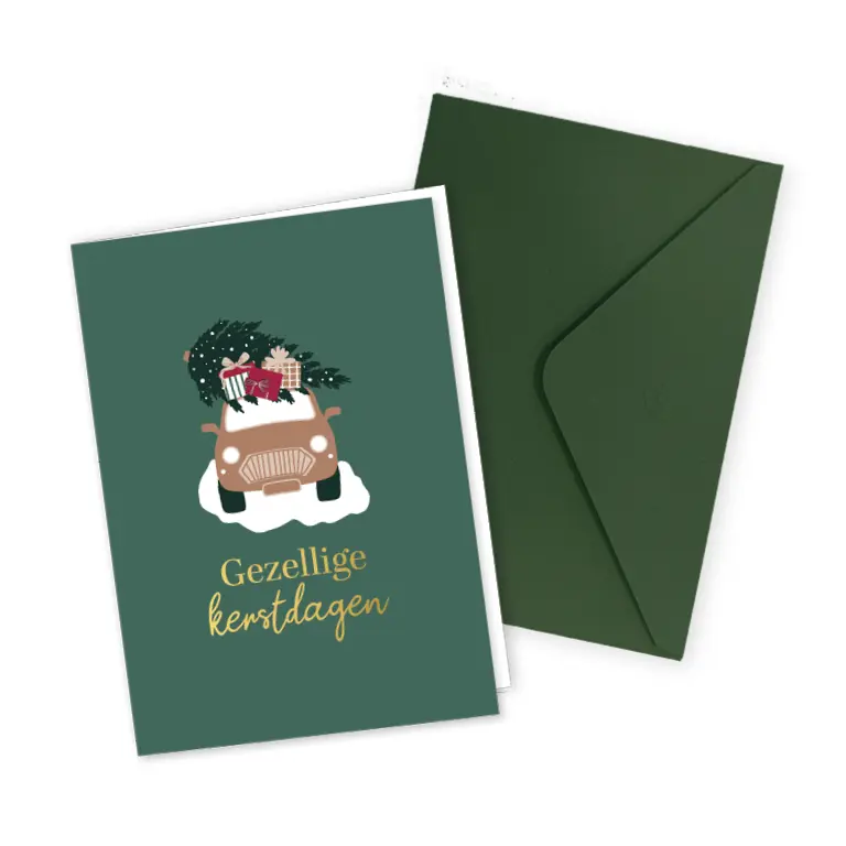 Kaart - Gezellige kerstdagen