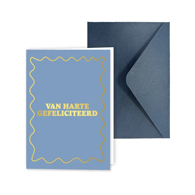 Kaart - Van harte gefeliciteerd