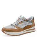 Tamaris comfort step-in sneaker cognac/blue