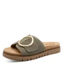 Tamaris comfort slipper - sage (leather)