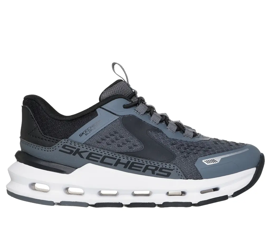 Skechers boys slip-ins glide-step - charcoal/black