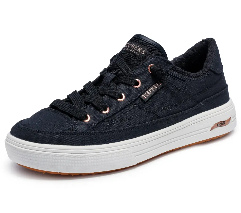 Skechers dames arch fit - black