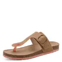Tamaris slipper zacht voetbed - sand