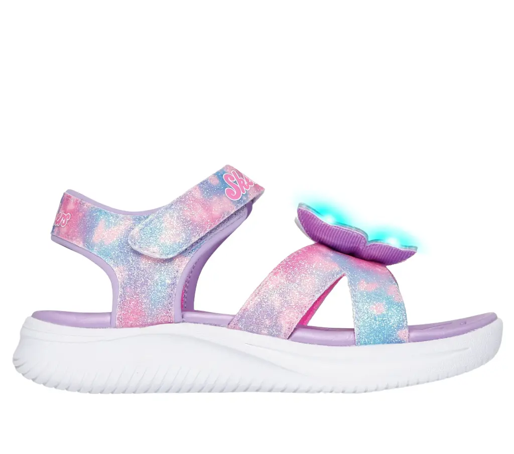 Skechers girls sandaal lights - butterfly
