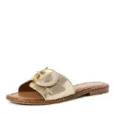 Marco Tozzi slipper platinum (leather)