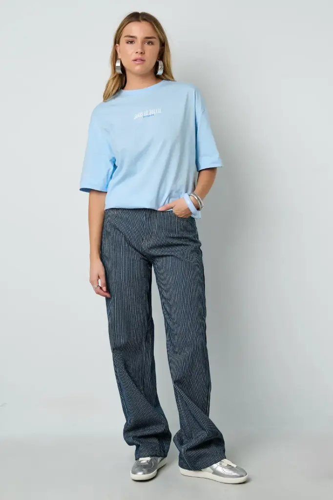 Gimme tshirt sous le soleil - baby blue 100% cotton