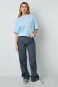 Gimme tshirt sous le soleil - baby blue 100% cotton